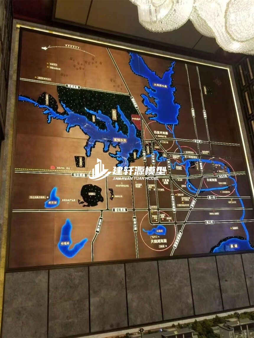 井陉区域壁挂模型制作