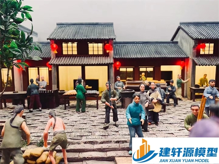 井陉香市微缩模型