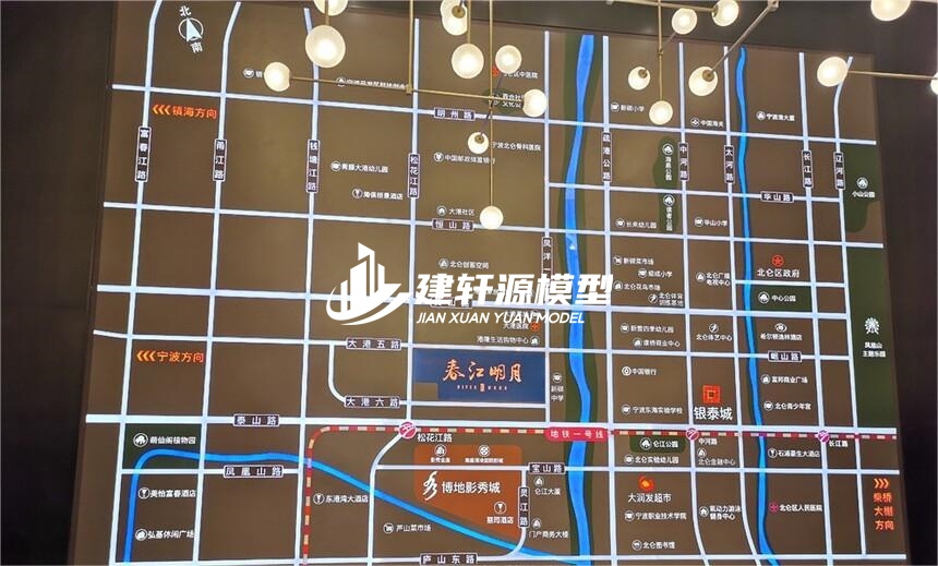 井陉房产壁挂模型